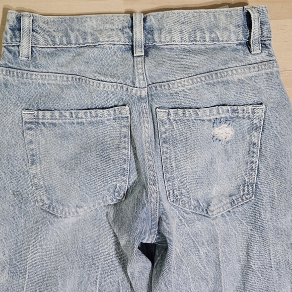 Playboy By PacSun Eco Super Distressed High Waisted Baggy Jeans size 24 - Picture 11 of 14